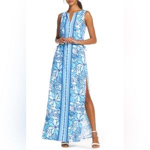 NEW Lilly Pulitzer Donna Maxi Romper Dress